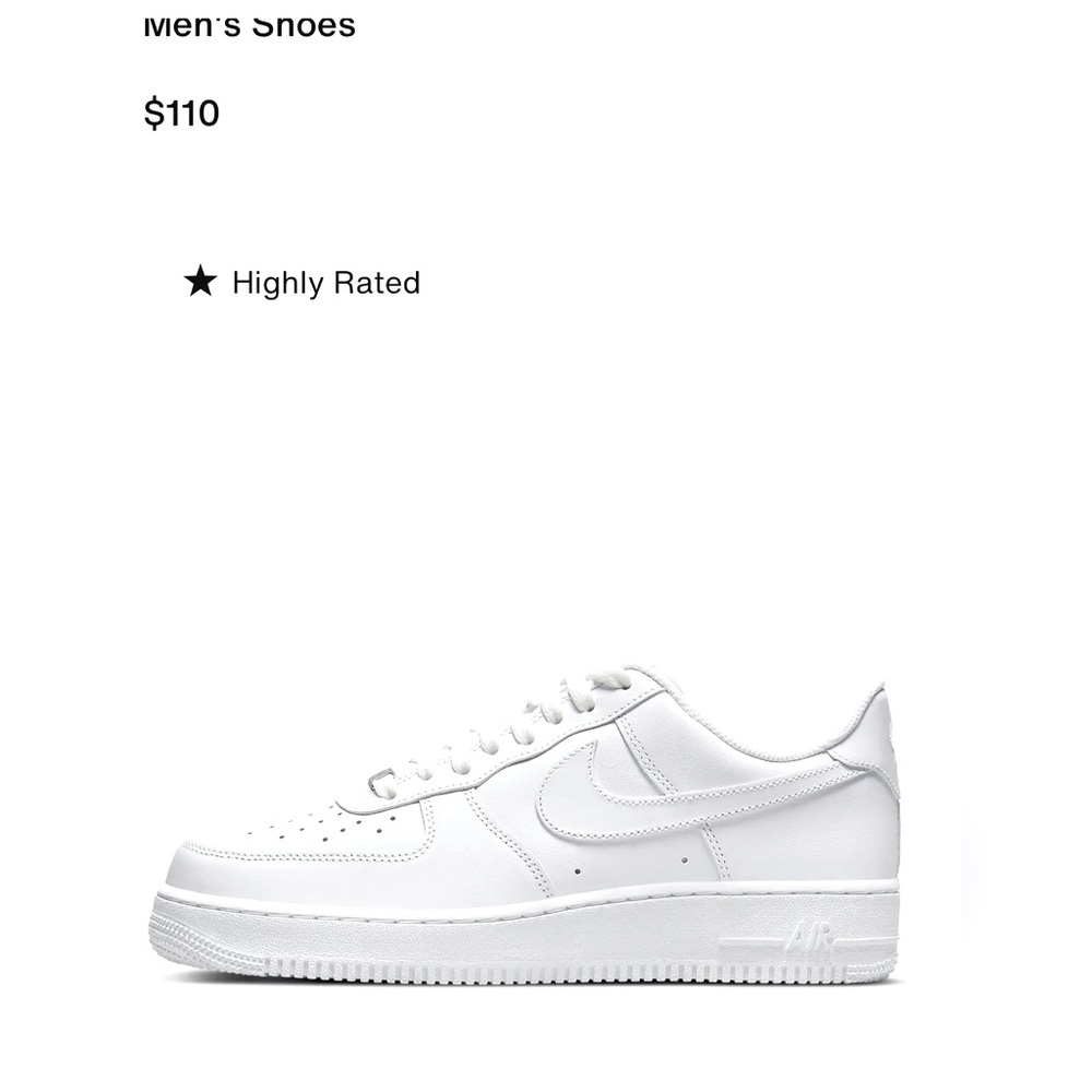 Air Force 1-07  size 9 New